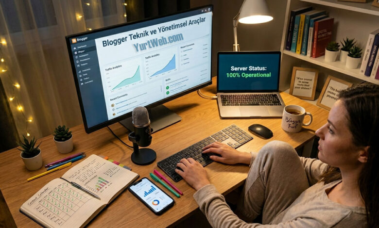 En sık yaşanan Blogger sorunları ve Çözümleri rehberi görseli.