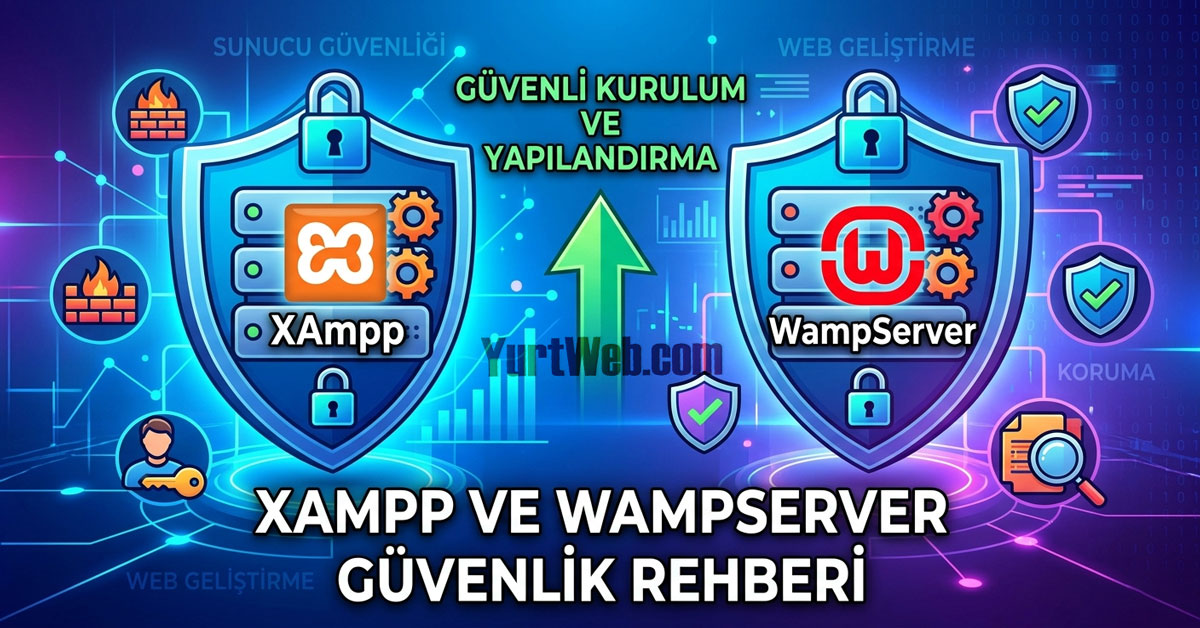 XAmpp ve WampServer arasındaki güvenlik düzeyi değerlendirmesi.